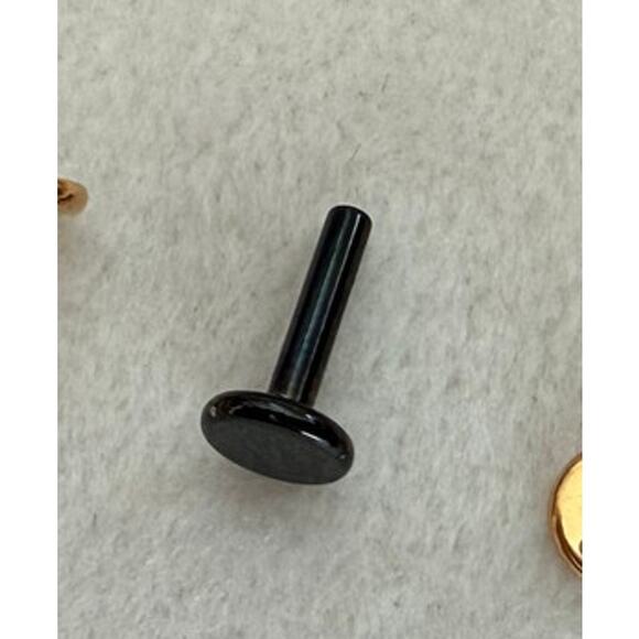 18 Gauge Post (1MM post thickness) Black PVD coated Titanium - Picture 5 of 5